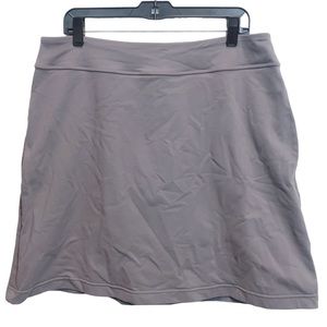 ATHLETA TXL Gray Tennis Skort Skirt Short